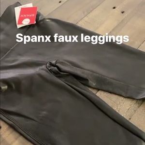 Faux Leather Leggings